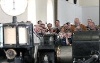 Vorfhrung der Dampffrdermaschine der Zeche Hannover. Foto: LWL / Fischer